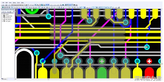 圖 8:基于約束的交互式布線